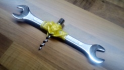 Home-made corkscrew